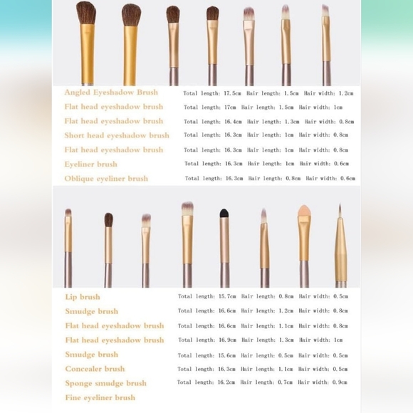 Brand new travel size make up brush set - Picture 9 of 16